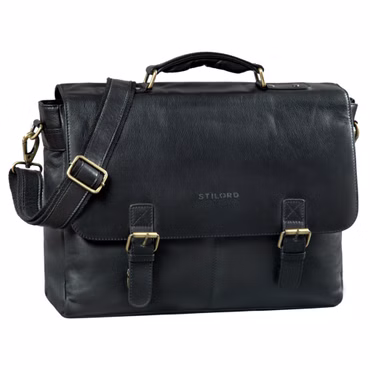 "Dorian" Serviette Cuir Homme Vintage