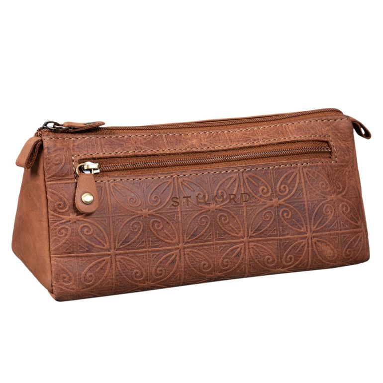 "Alexis" Trousse pour Femme en Cuir