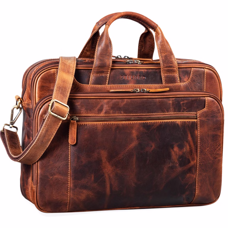 "Nelson" Sac d'affaires homme cuir