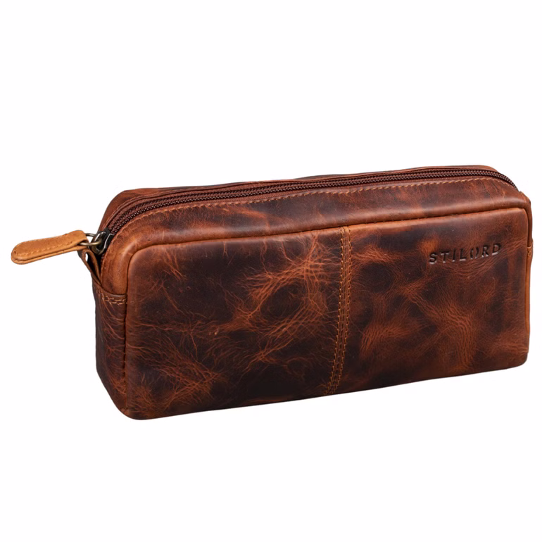 "Spencer" Trousse Scolaire Cuir Trousse