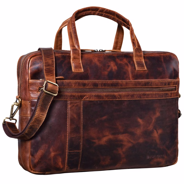 "Conrad" Porte-documents d'Affaires Cuir Vintage