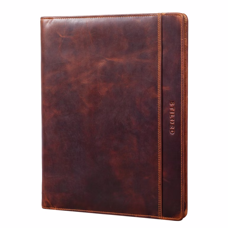 "Josh" Portfolio d'Affaires A4 Cuir