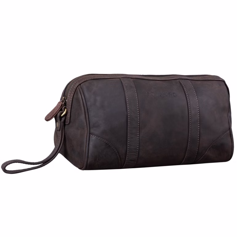 "Charles" Trousse de Toilette Cuir