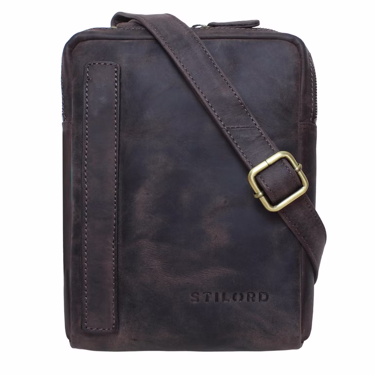 "John" Vintage Sacoche Petite Cuir