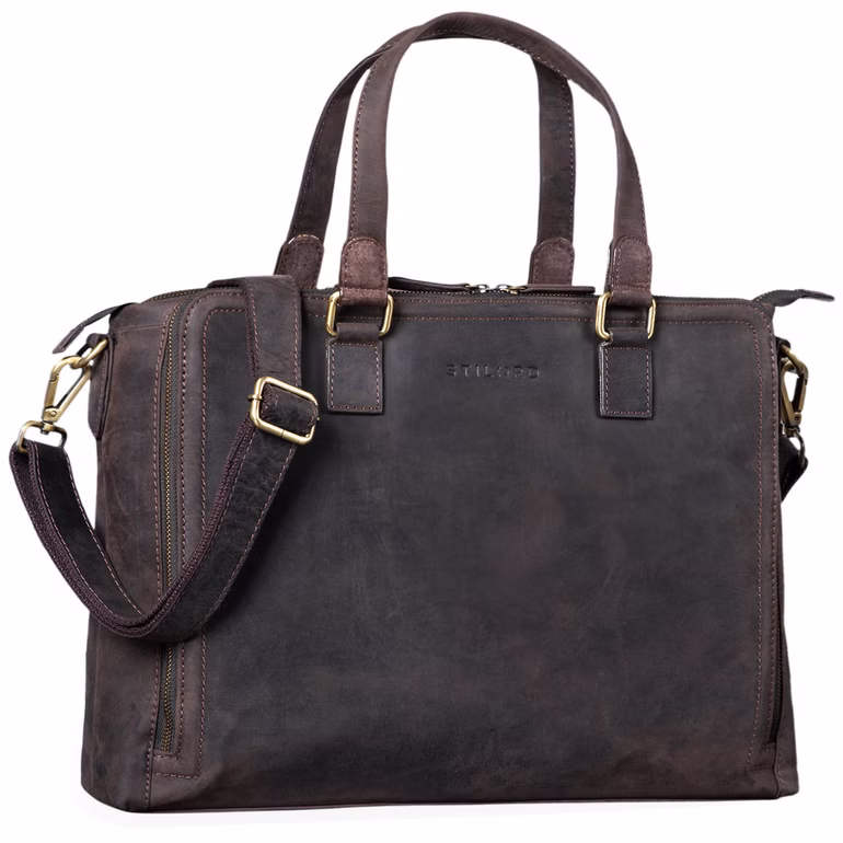 "Claire" Serviette Cuir Femme 