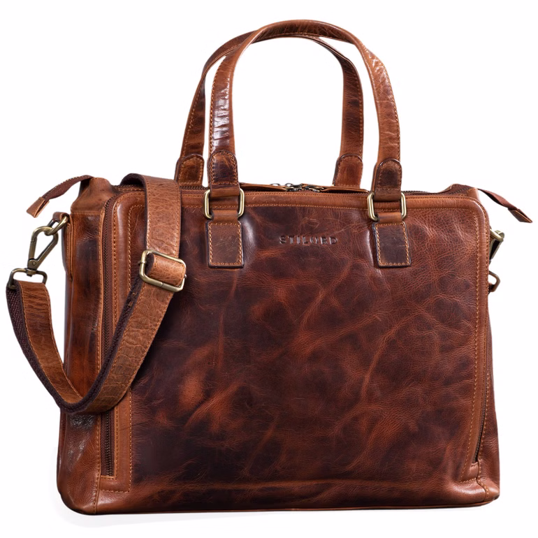 "Claire" Serviette Cuir Femme 