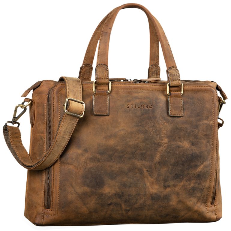 "Claire" Serviette Cuir Femme Sac