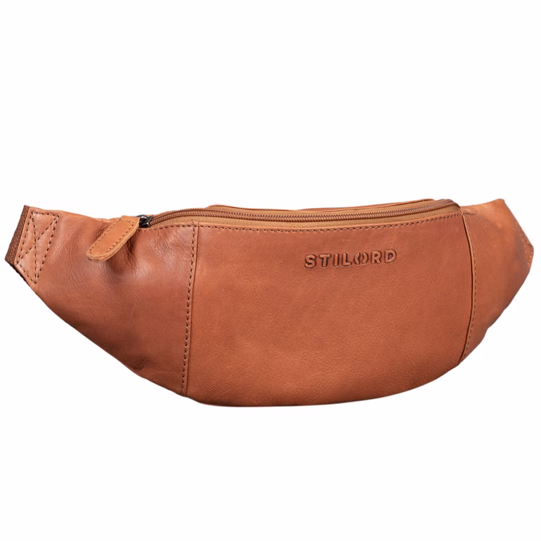 "Shawn" Sacoche Ventrale en Cuir