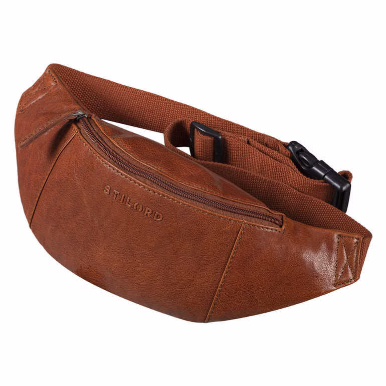 "Shawn" Sacoche Ventrale en Cuir