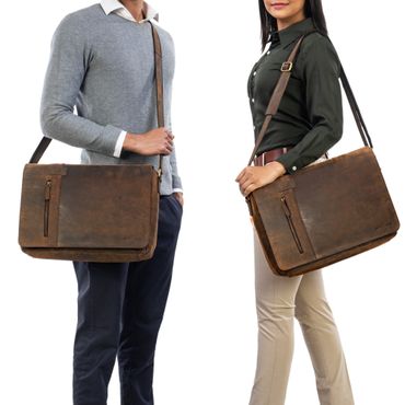 STILORD 'Nash' Petite Sacoche Bandoulière Homme En Cuir Véritable Vintage – Format A5 & Tablette 8" – Cuir De Vachette Authentique