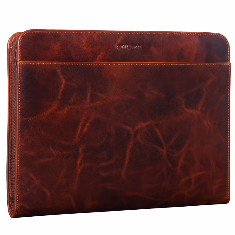 "Massimo" Organiseur Cuir Grande Porte-documents