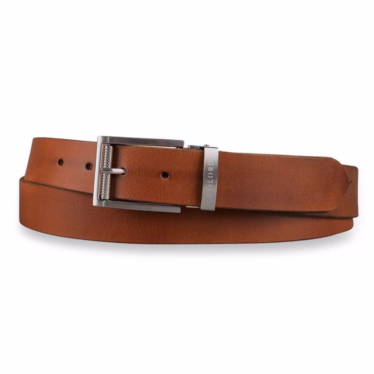 Ceinture en cuir Marron Homme
