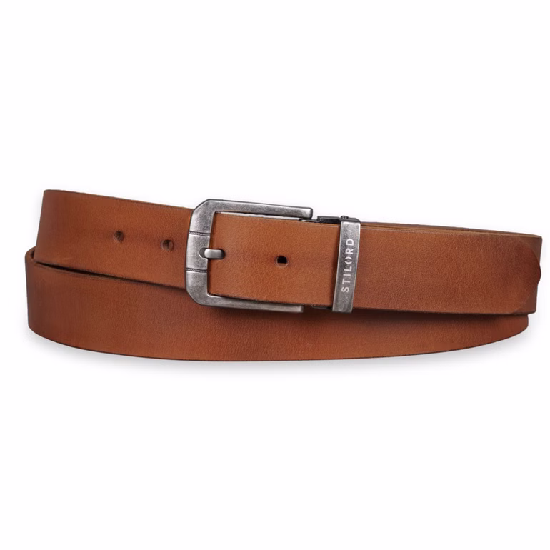 Ceinture en cuir Marron Homme