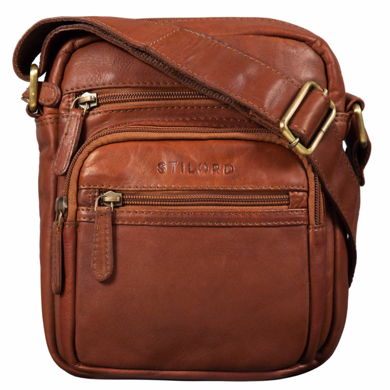 "Fabian" Sac à Bandoulière Cuir Petit
