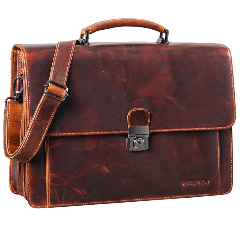 "Angelo" Sac d'Affaires Homme Cuir