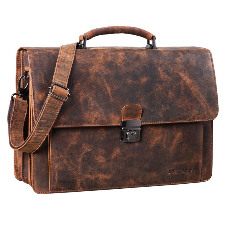 "Angelo" Sac d'Affaires Homme Cuir