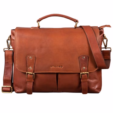 "Lucien" Porte-documents Cuir Homme Femmes