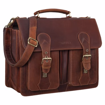 "Kronos" Cartable Professeur Cuir Serviette