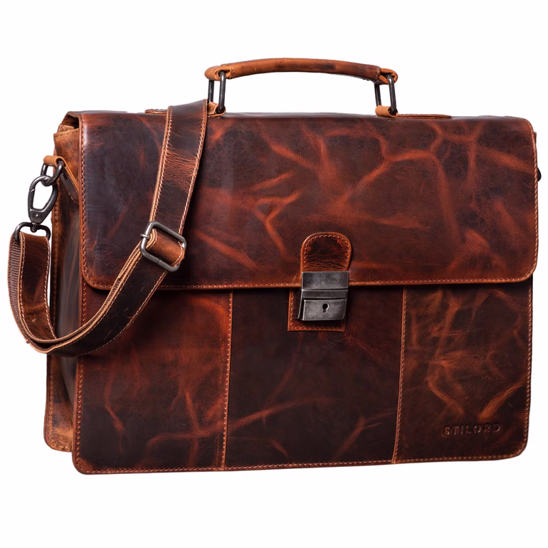 STiLORD "Ravenzia" Porte-documents Cuir
