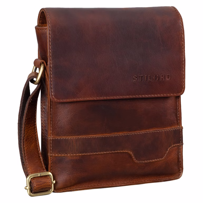 "Sven" Sac Bandoulière Homme en Cuir