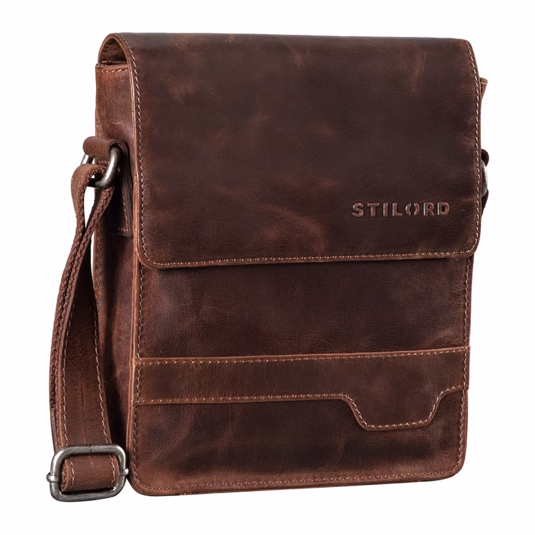 "Sven" Sac Bandoulière Homme en Cuir