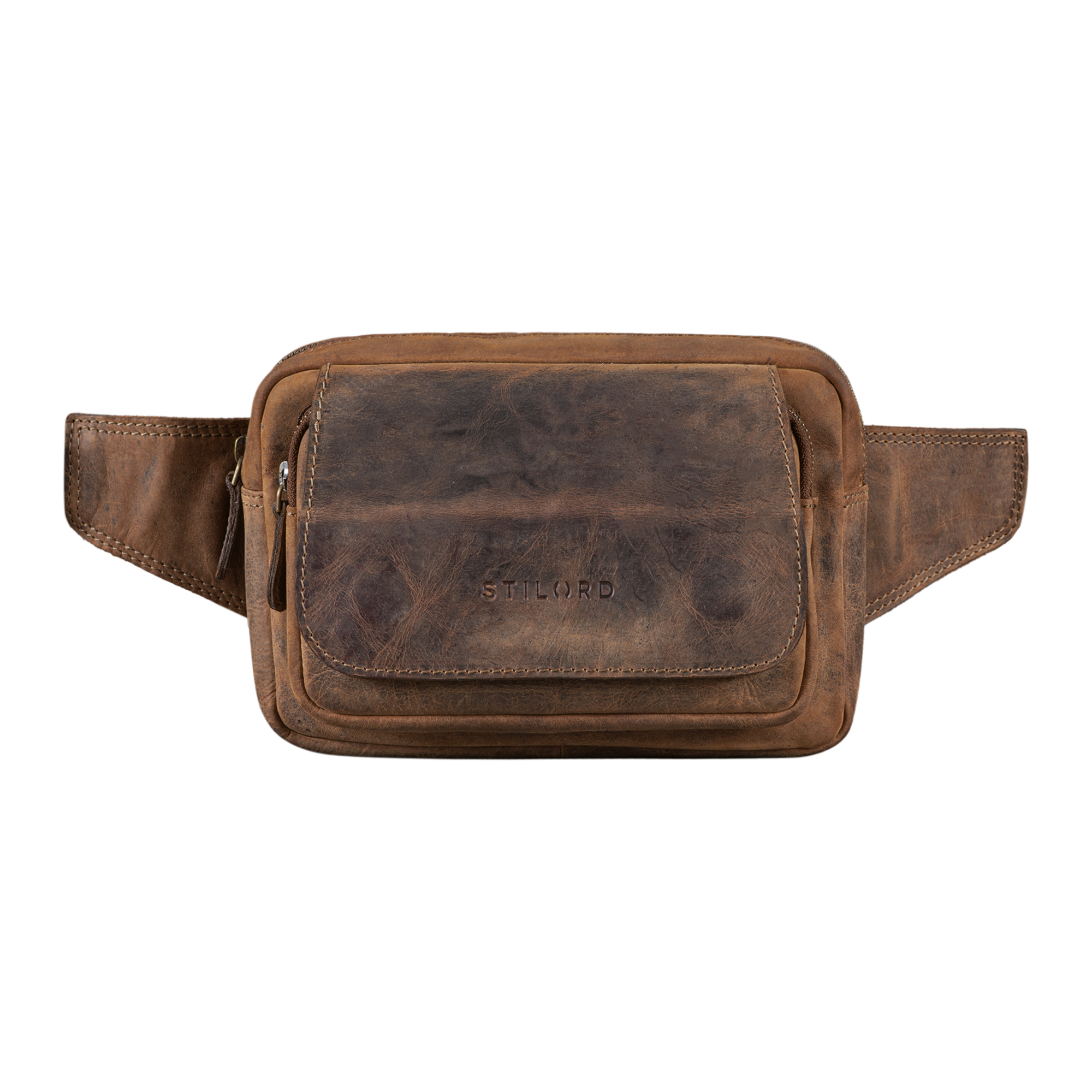 STILORD 'Atlanta' Vintage Sacoche Ceinture Cuir Sac Banane Ceinture  Réglable Poche Ventrale idéal pour Sport Voyages Pochette pour Homme Femme,  Couleur:Calais - Marron