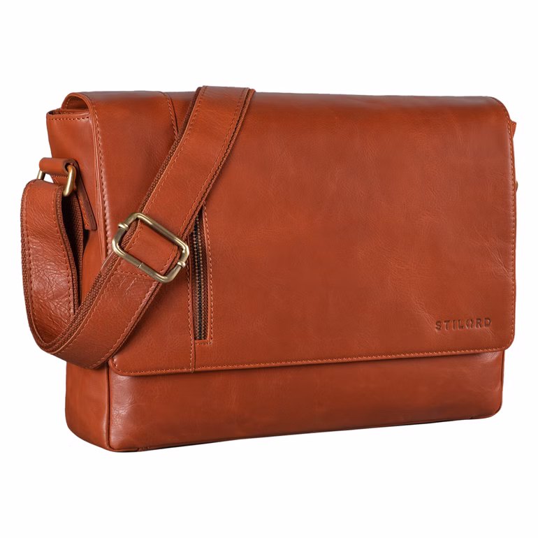 "Davis" Sac Messenger en Cuir 13 Pouces