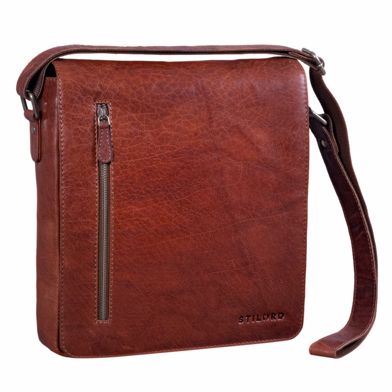 "Jones" Besace Homme Cuir Marron