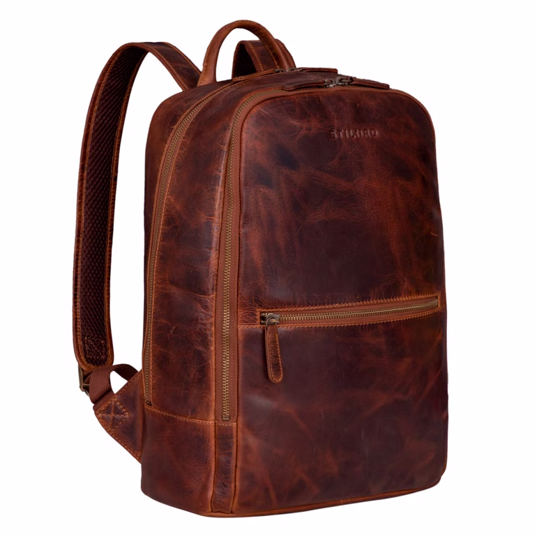 "Kellis" Sac à Dos Ordinateur Cuir Grand