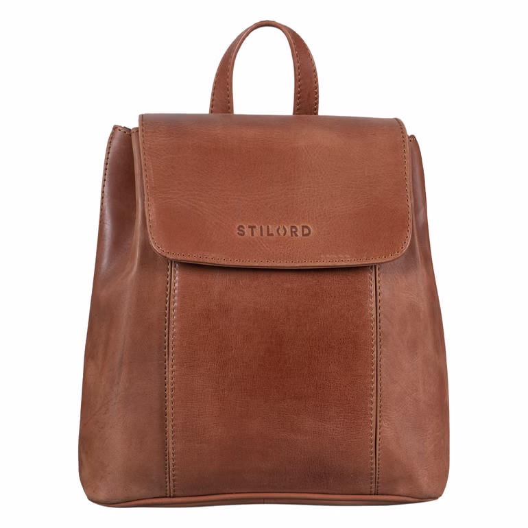 "Fiona" Sac à dos cuir femme Vintage en Cuir Véritable