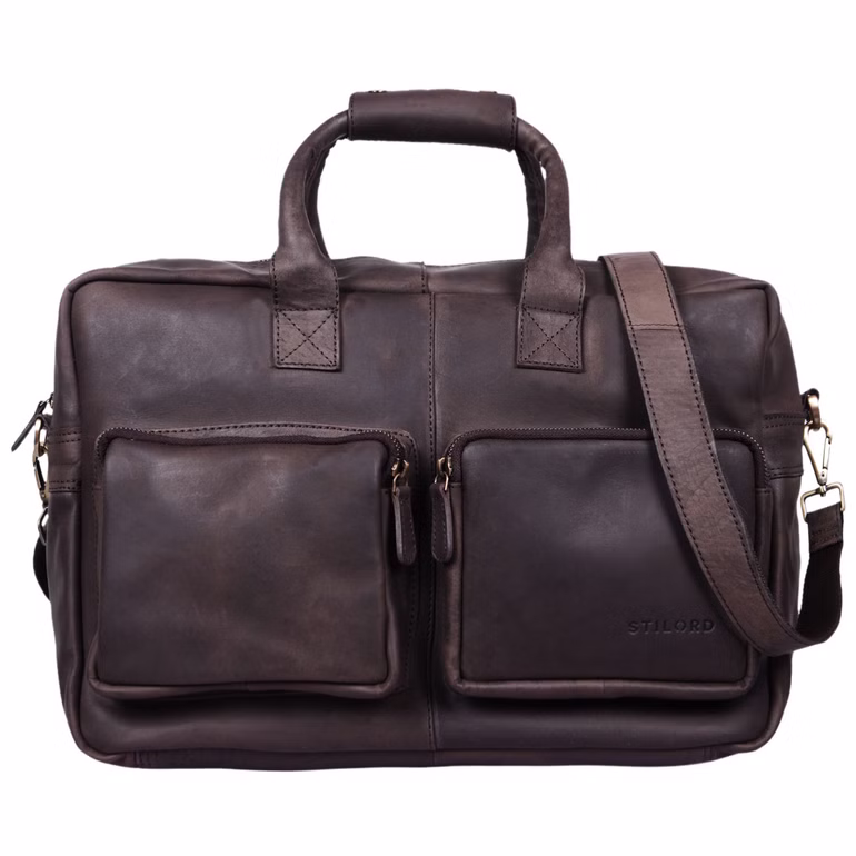 Second choix "Henri" Sac en Cuir Véritable