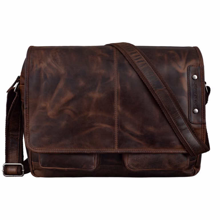 "Curtis" Sac à Bandoulière en cuir