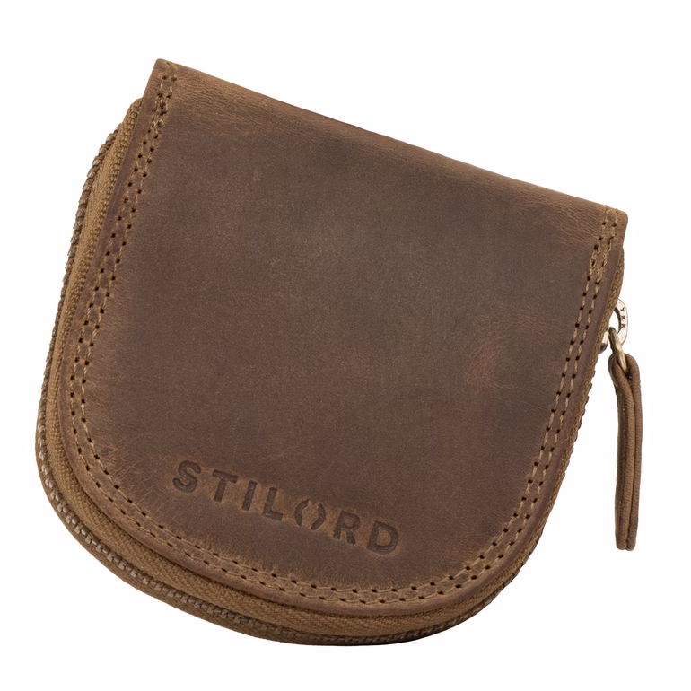"Cash" Mini Portefeuille Cuir Vintage