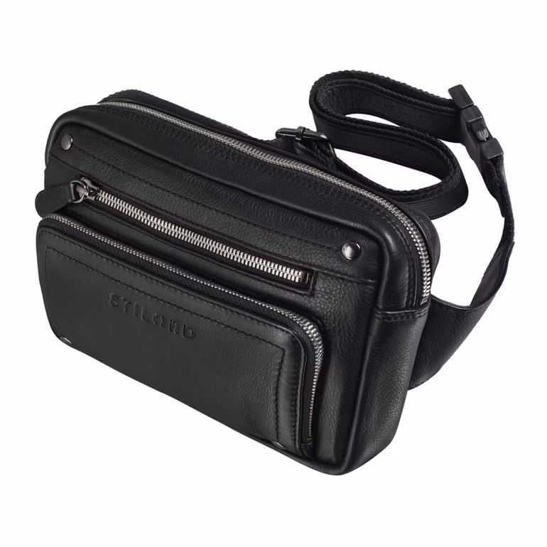 "Lou" Pochette de Ceinture en Cuir
