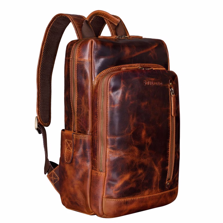 "Johnson" Sac à Dos d'affaires Cuir
