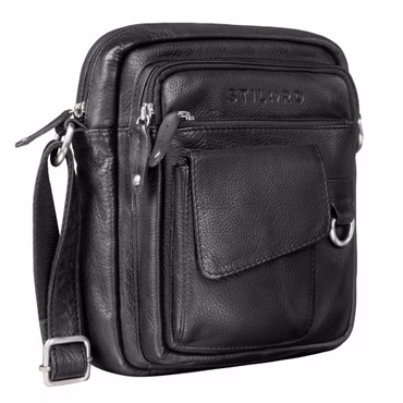 "Ryan" Sac Croisé pour Hommes Cuir Véritable