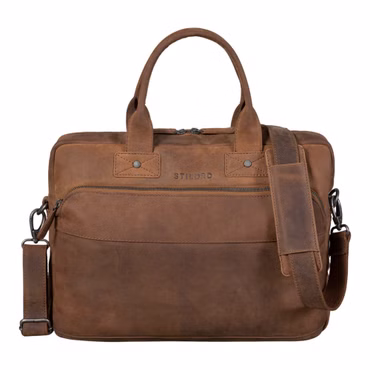 "Alvin" Sacoche en Cuir pour Ordinateur Portable "Alvin" Sacoche en Cuir pour Ordinateur Portable