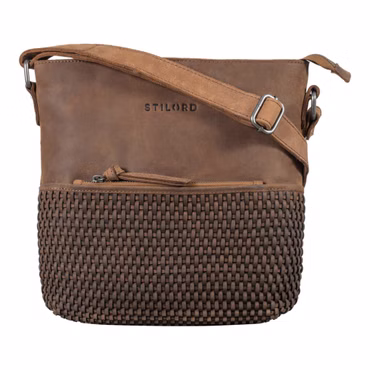 "Liz" Sac pour Dames Sac à Main en Cuir Tressé 