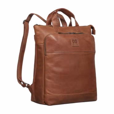 "Dwight" Sac à dos en cuir grand Hommes Femmes