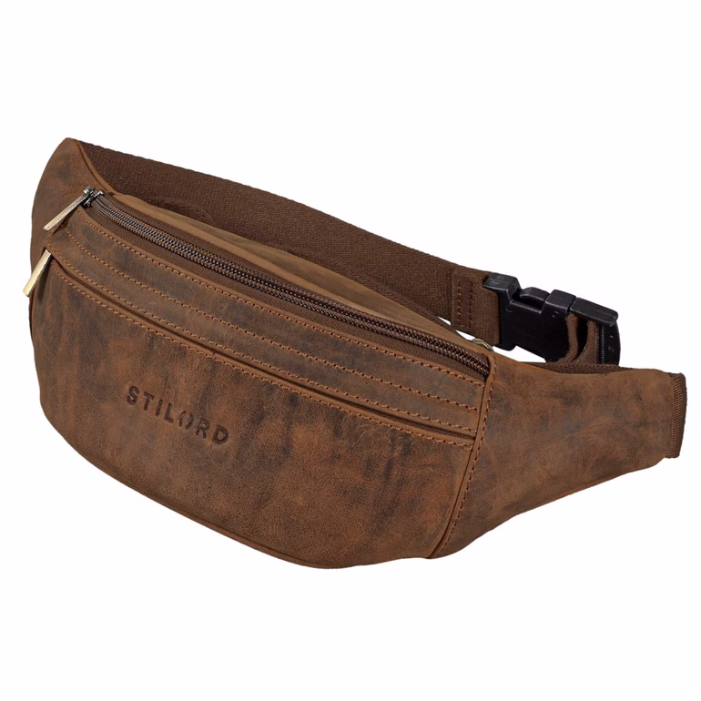 "Marquez" Sac Banane Bandoulière en Cuir 