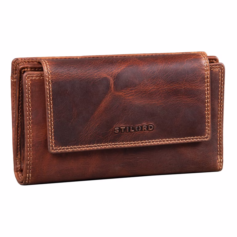 "Ira" RFID Portefeuille Femme Cuir RFID