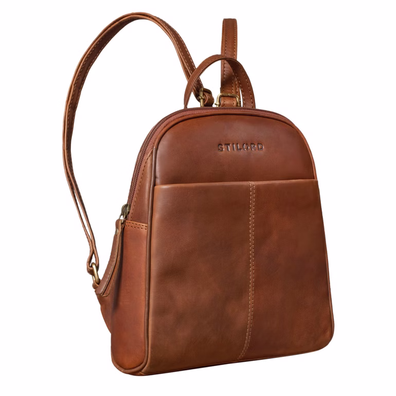 "Charlotte" Sac à dos élégant Cuir 