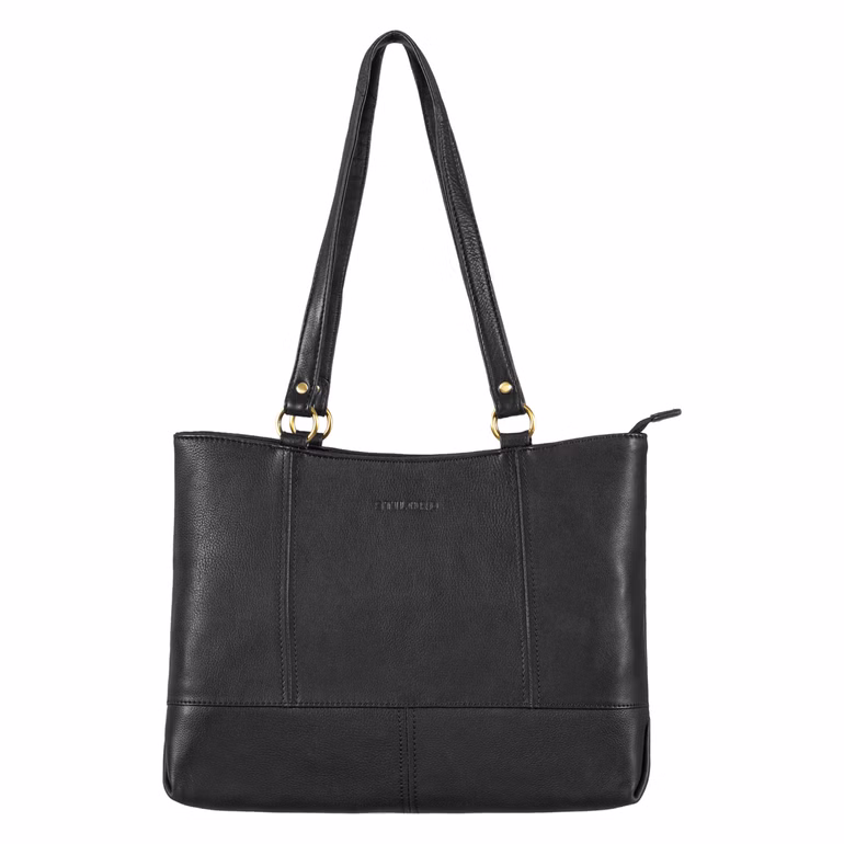 "Delilah" Shopper Cuir Veritable Femme 