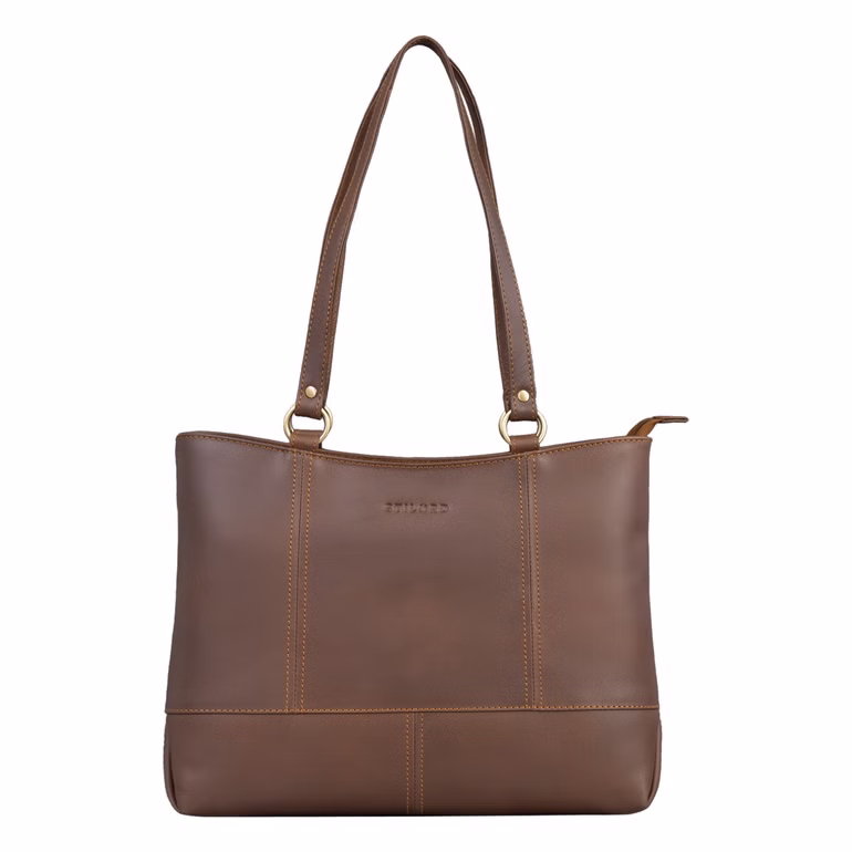 "Delilah" Shopper Cuir Veritable Femme 