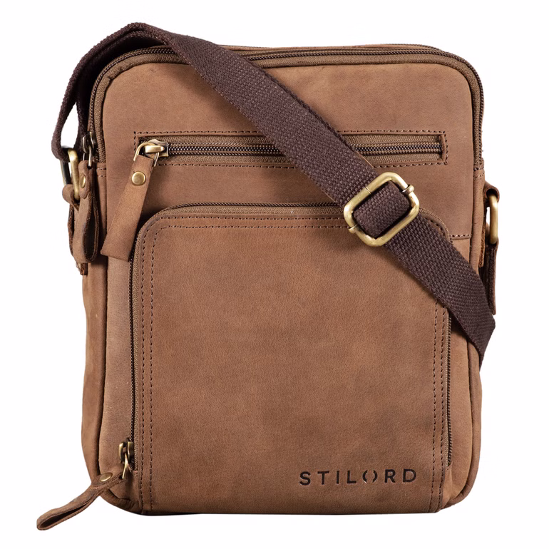 "Darius" Sacoche Vintage Cuir Homme