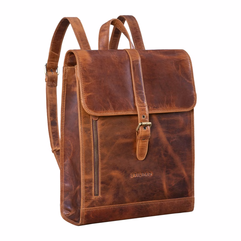 "Grover" Sac à Dos Ordinateur en Cuir