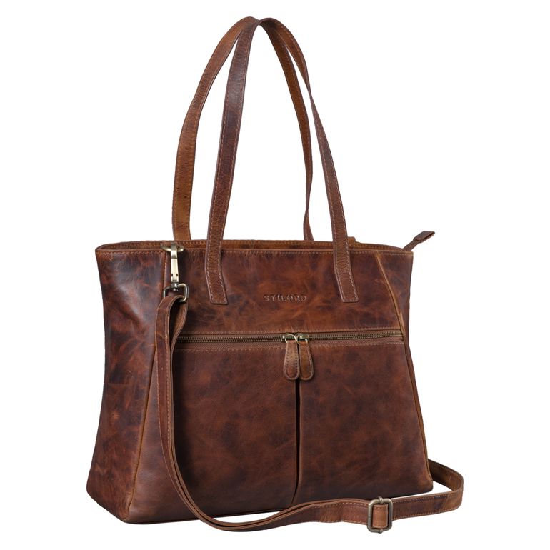 "Madeleine" Sac Cartable Cuir pour Femmes