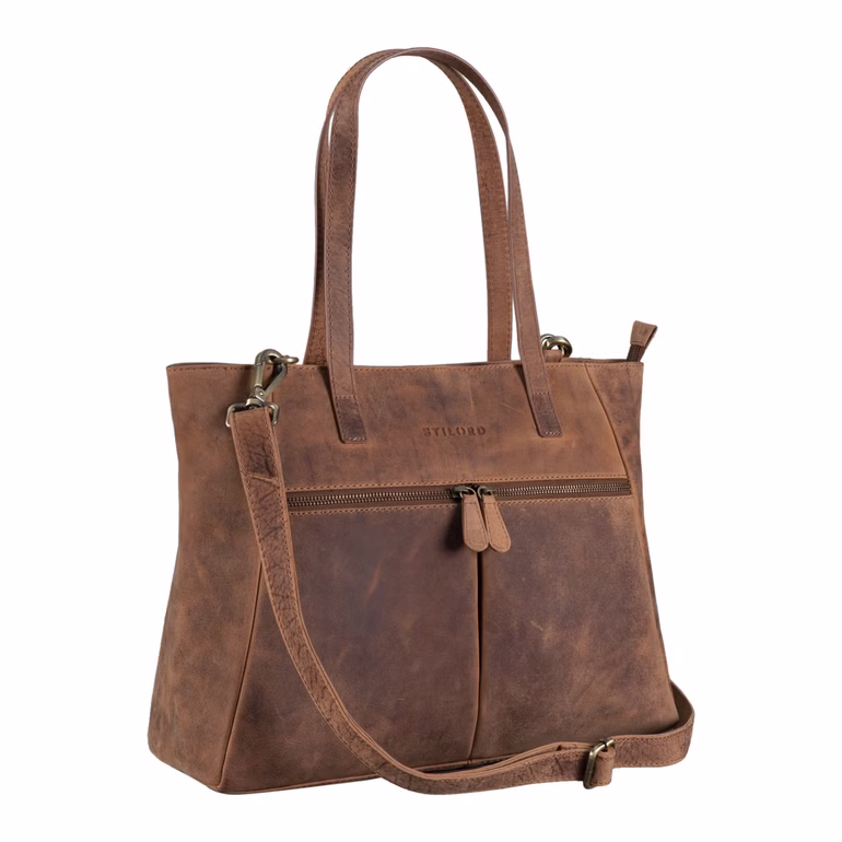 "Madeleine" Sac Cartable Cuir pour Femmes