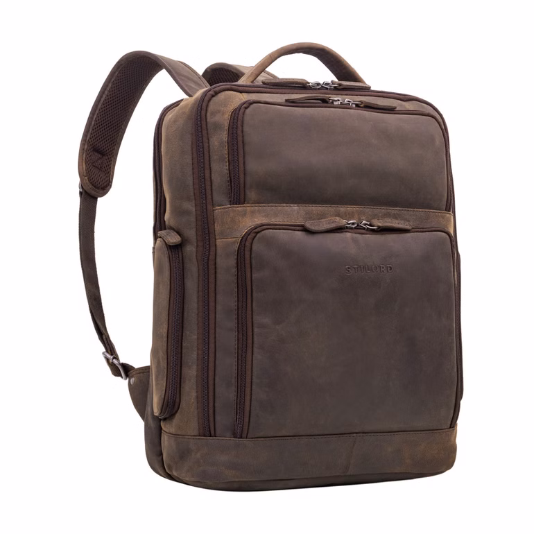 "Jayden" Sac à dos d'Affaires en Cuir