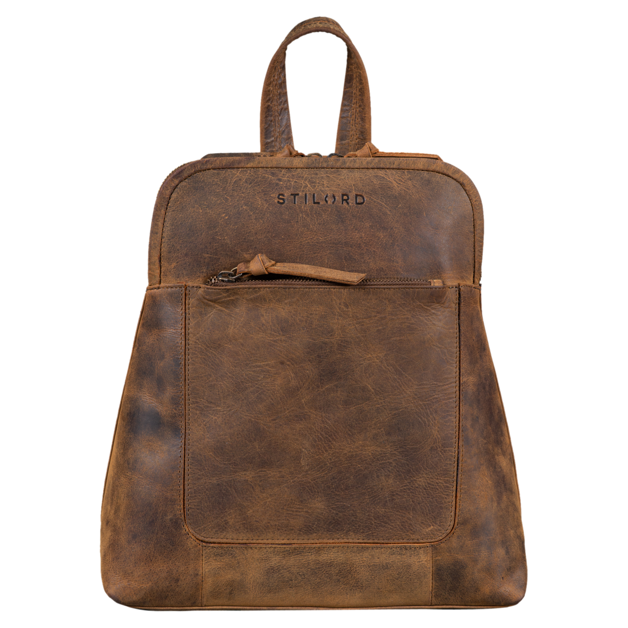 Sac à Dos Cuir Vintage STILORD Cathy - Antivol Et Élégant